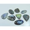250Cts. Natural Labradorite Carving Mix Cabochon Loose Gemstone 08Pcs Lot LL-1128