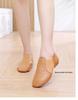 Genuine Leather Jazz and Ballet Dance Shoes with Soft Sole for Girls and Adults
