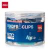 Deli 50mm Colored Easy-Use Binder Clips, 12-Pack
