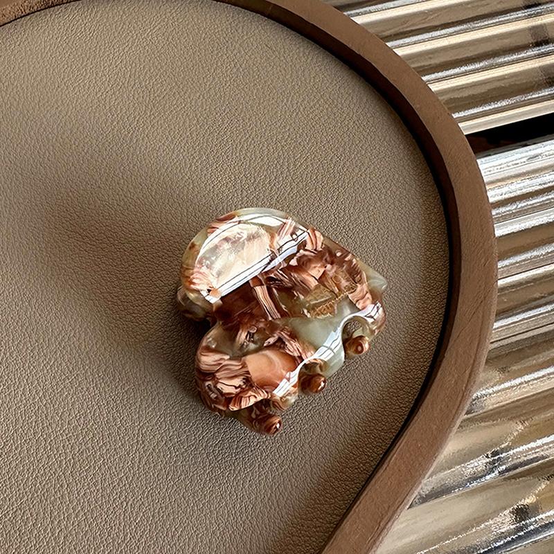 Creative Fashion Heart Small Hair Claw Acetate Hair Clip For Women Girls Cute Heart Shaped Hair Clips Hair Accessories Gifts