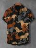 Fashion Men's Graphics Shirts Short Sleeved Button Down Lapel Shirts For Summer Oversized Tops Vacation Casual Hawaiian Shirts
