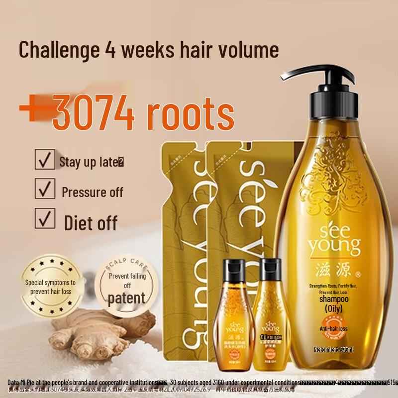 Ziyuan Ginger Anti-Hair Loss Oil Control Shampoo