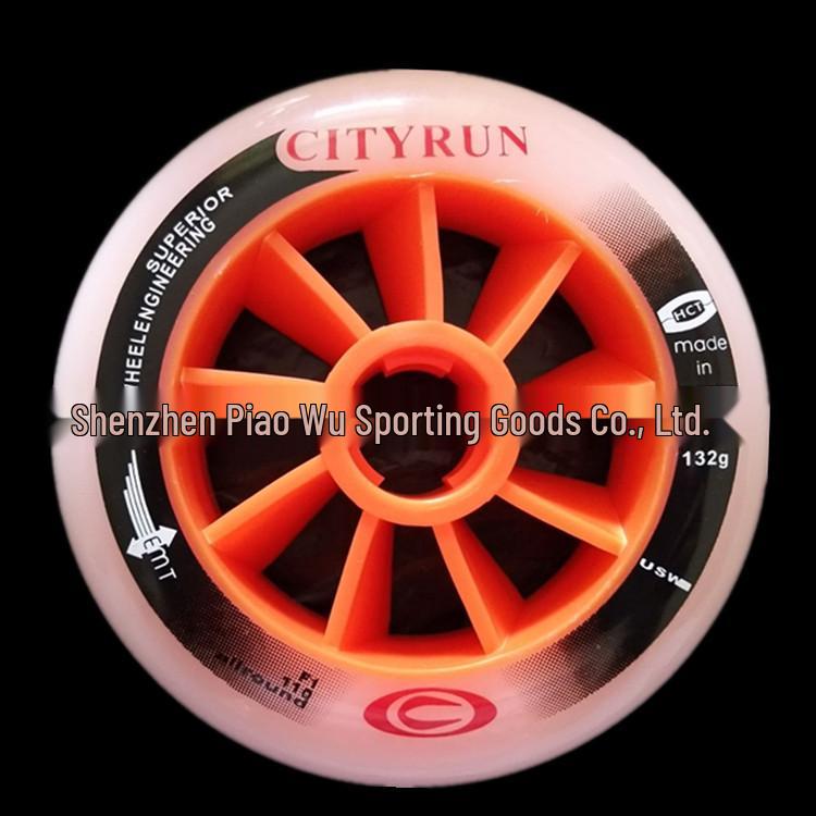 High Elastic Wear-Resistant Dual Hardness Pancake Inline Hockey Speed Skating Wheels