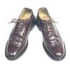 80er 90er Vintage Goodyear Rahmensohle Größe 10.5D 28.0 28.5cm Long Wingtip Amerikanischer Brogue Braun(GEBRAUCHT)