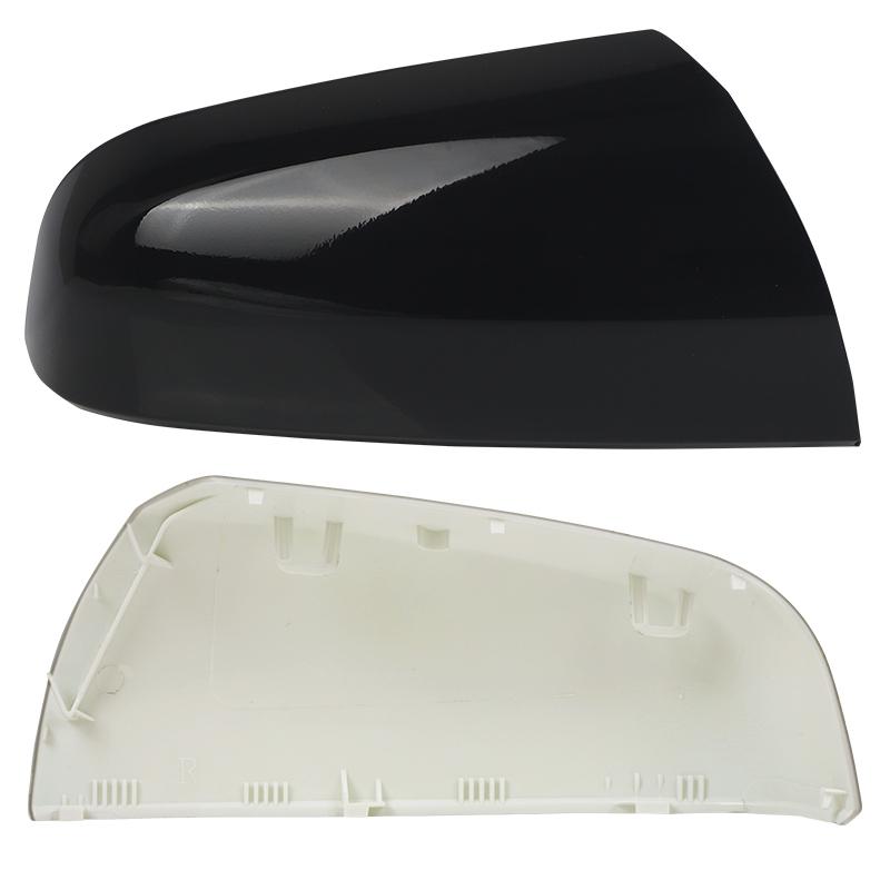 Left Right Door Side Mirror Cover For Vauxhall Zafira MK2 2005 2006 2007 2008 Primed White/Glossy Black Rearview Mirror Cap
