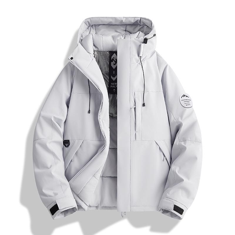 Men's Trendy Windproof Warmth-Keeping Loose Cotton Jacket for Couples - Autumn/Winter Casual Outerwear