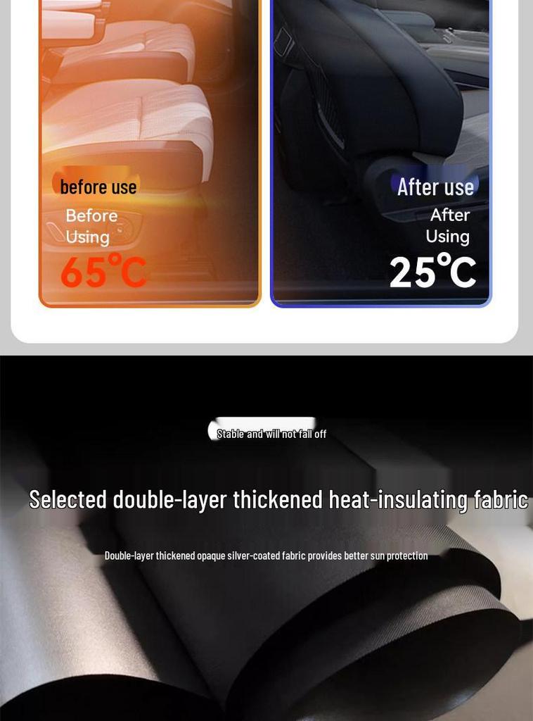 Full Coverage Sun Shade for BYD Models - Privacy & Heat Protection