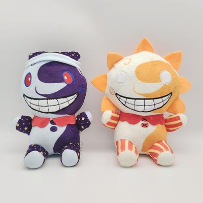 New Sundrop FNAF Clown Sun Moon Doll Cartoon Plush Toy