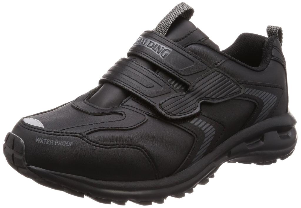 Spalding Men's Waterproof Lightweight Walking Shoes, 6E, JIN 3330, Black, Size 28cm, G