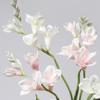 Realistic Simulation PU Freesia Flower With Bendable Iron Wire Stems Artificial Flower for Wedding Party Decoration