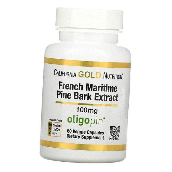 

Экстракт коры французской приморской сосны, French Maritime Pine Bark Extract, California Gold Nutrition 60вегкапс (71427016) 60vcaps