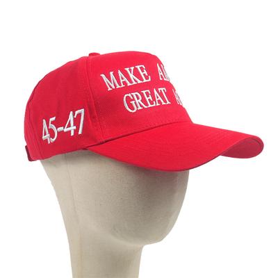 1 Pc Hat 2024 New Fashion MAGA Red Caps Hats Snapback Outdoor Trendy Cute Baseball Cap Vote Again Design Summer Hat Free Size
