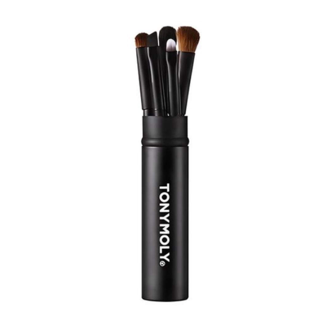 

TONYMOLY Makeup Brush Set 5 Pieces, Mixed Colors, 1