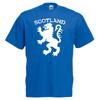 Erwachsene Königliches Banner von Schottland Löwe aufgerichteter Schottischer Unisex Blaues T-Shirt
