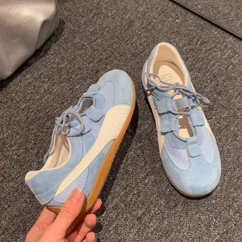 Summer new breathable mesh casual retro low-top wear-resistant board shoes dopamine women