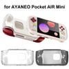 New Transparent Handheld Game Console Case TPU Soft Protective Cover Ergonomic Shockproof Host Shell for AYANEO Pocket AIR Mini