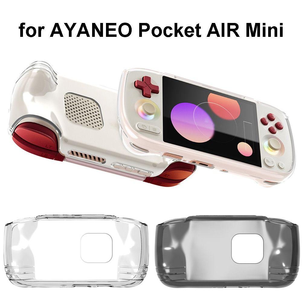 New Transparent Handheld Game Console Case TPU Soft Protective Cover Ergonomic Shockproof Host Shell for AYANEO Pocket AIR Mini