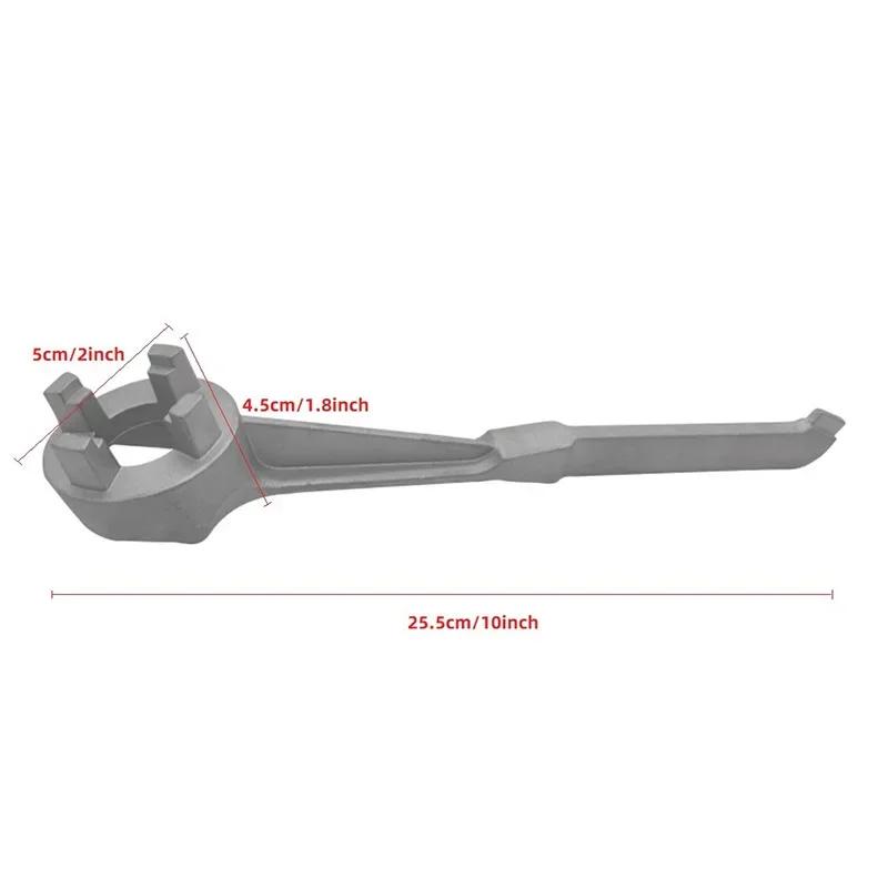 Aluminum Bung Wrench for 10 15 20 30 50 55 Gallon Drum Heavy Duty Barrel Opener Tool
