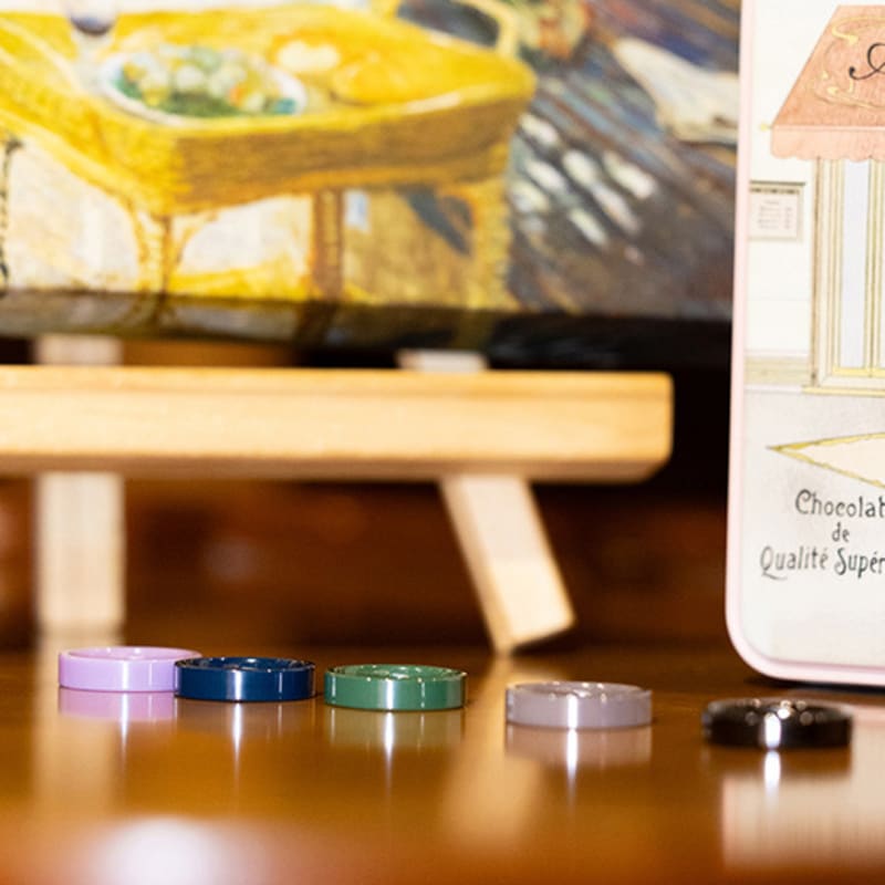 BE/GINS La ligne Green Ceramic Band Ring