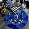 Custom Name,Everton FC pattern round rug,Carpet Rug for Living Room Bedroom Playroom ,Non-slip Floor Mat,Holiday Gifts and Birthday Gifts.