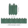 Garden Edging Border 10 Pack Flower Bed Edging Borders Decorative Garden Fencing Interlocking Animal Barrier Vegetable Palisade