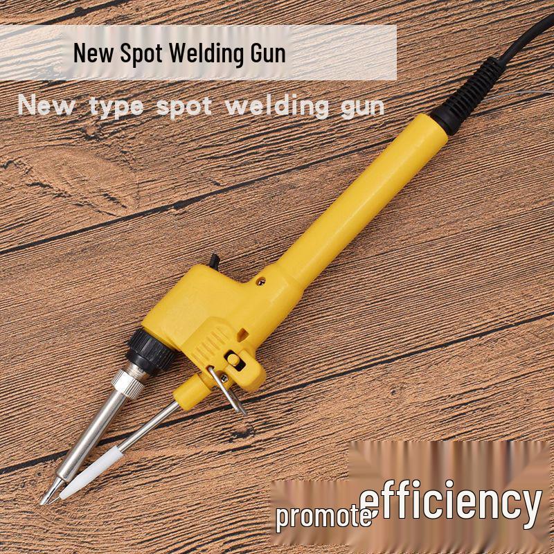 

Straight Handle 60W Electric Soldering Gun with External Heat and Automatic Tin Feeding - Includes Manual and Desoldering Tool.