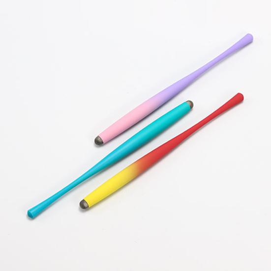 Touchscreen Pen Interchangeable Color Universal Sensitive Nib Gradient Small Waist Shape Writing Aluminum