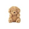 Livheart Sitting Body Sleepy Mocha Toy Small Size Inches In Total Fluffy and Pillow, Animals, Poodle, (Approx. 7.7 (18 Cm) Length), Soft, 25502-15