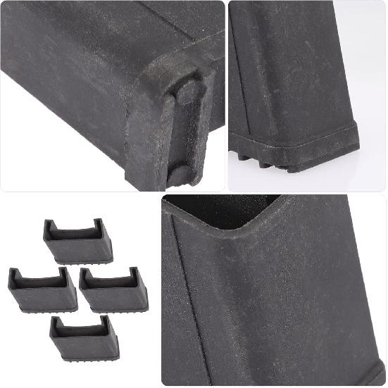 4pcs Ladder Foot Cover Ladder Mat Cover for Ladder Retractable Stairs Pads Ladder Leg Protective Cover Ladder Feet Rubber Pad Ladder Leg Protector
