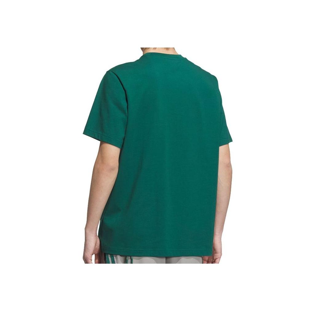 Adidas Originals Retro Football Sports Casual Pullover Simple Short Sleeve T-Shirt Men Tops Green JX2627
