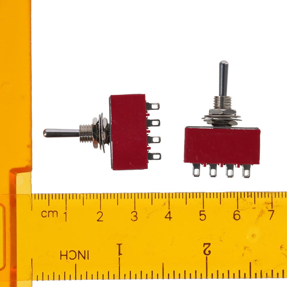 2Pcs 3 Position 12 Pins Mini Toggle Switch Car Boat Switches  Small Electronic Equipment