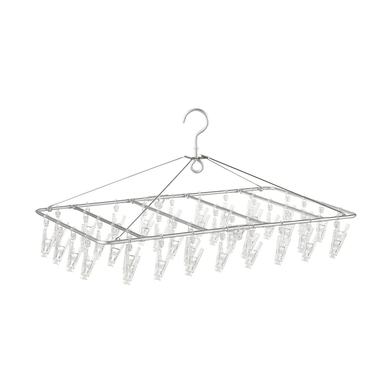 

MUJI Aluminum Square Hanger Width 61 x Depth 36cm 40 Pinch 44314524