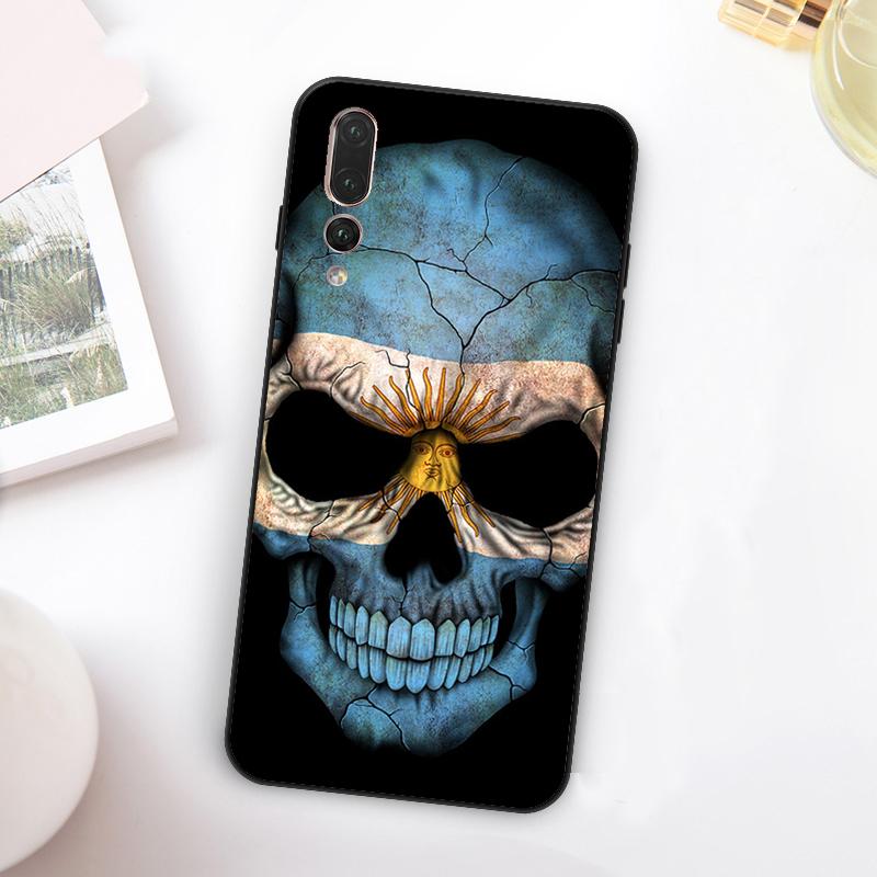 Argentina Flag For Huawei Nova 11 10 9 SE Y70 Y60 Y90 Y61 Y91 Y73 Y72 12i 11i 8i P30 P40 Lite P60 Pro Case