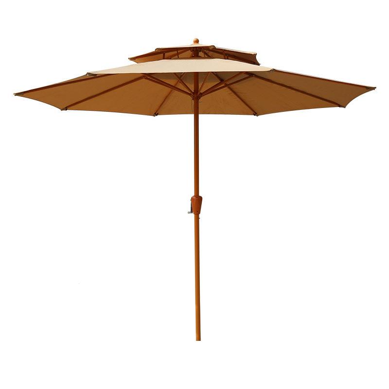Outdoor Waterproof UV Protection Sunshade Oxford Cloth Parasol Rain Cover for Adults Beach Umbrella for Patios & Beaches