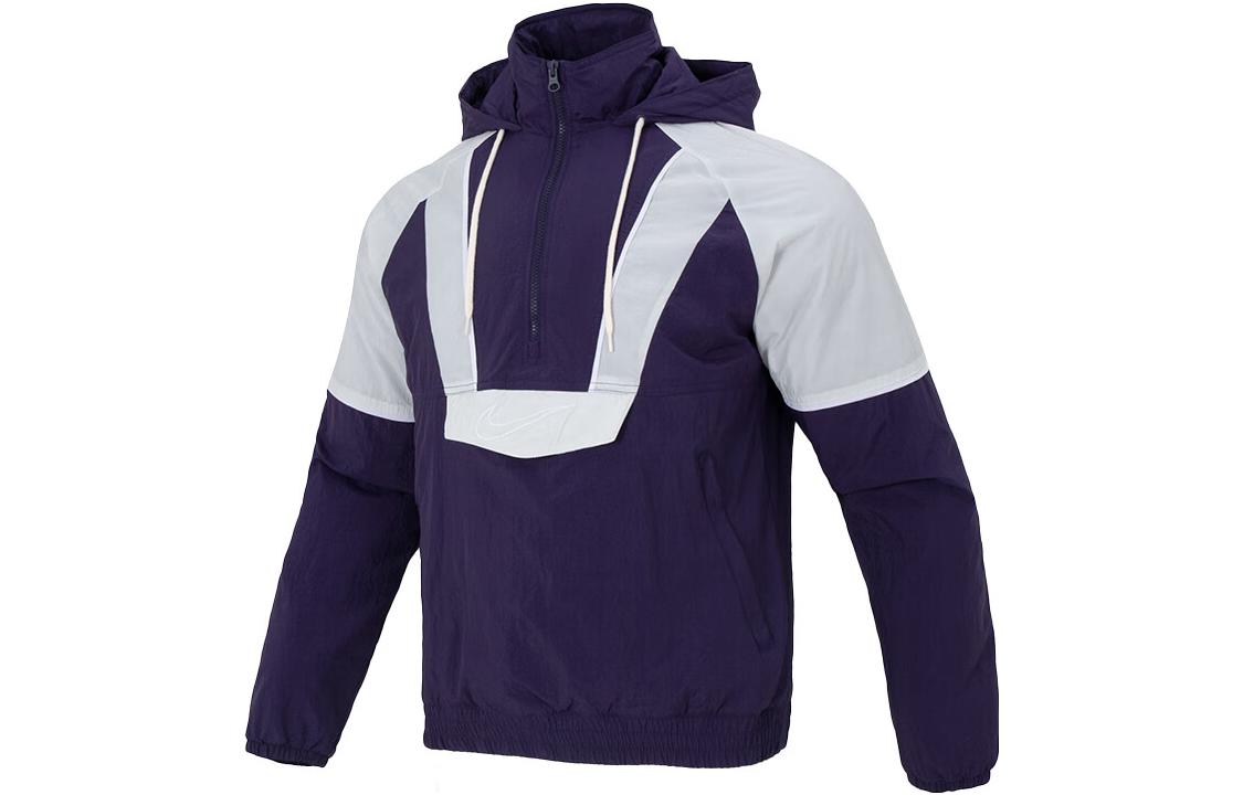 Nike Jackets Men s Dark Blue Hooded Moderate Other FB7114-555 S