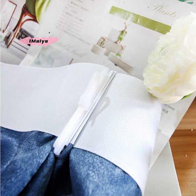 M-10Pcs Curtain Hanging Hooks Adjustable hook Ring Window White Curtain Hook Holder For Home Curtain High Quality 8.5CM/7CM
