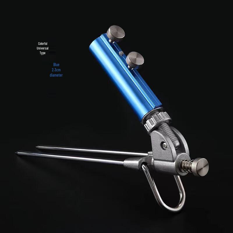 Oeny Universal Stainless Steel Fishing Rod Ground Stand 0.36m