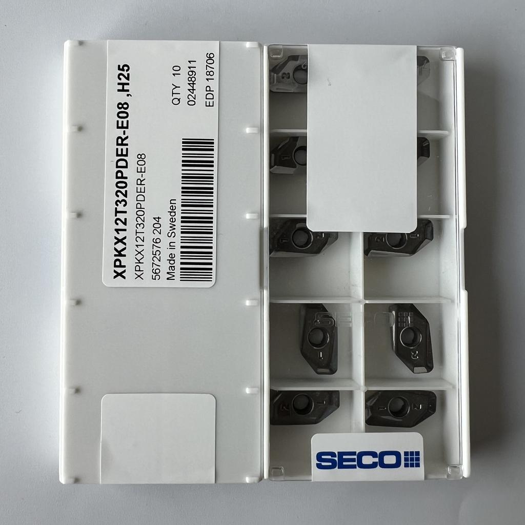 SECO / XPKX12T320PDER-E08,H25 / Original genuine CNC alloy blade 10 Pcs
