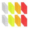 40pcs Adhesive Reflectors Sticker Door Handles Safety Warn Sticker Waterproofed for Road Marking
