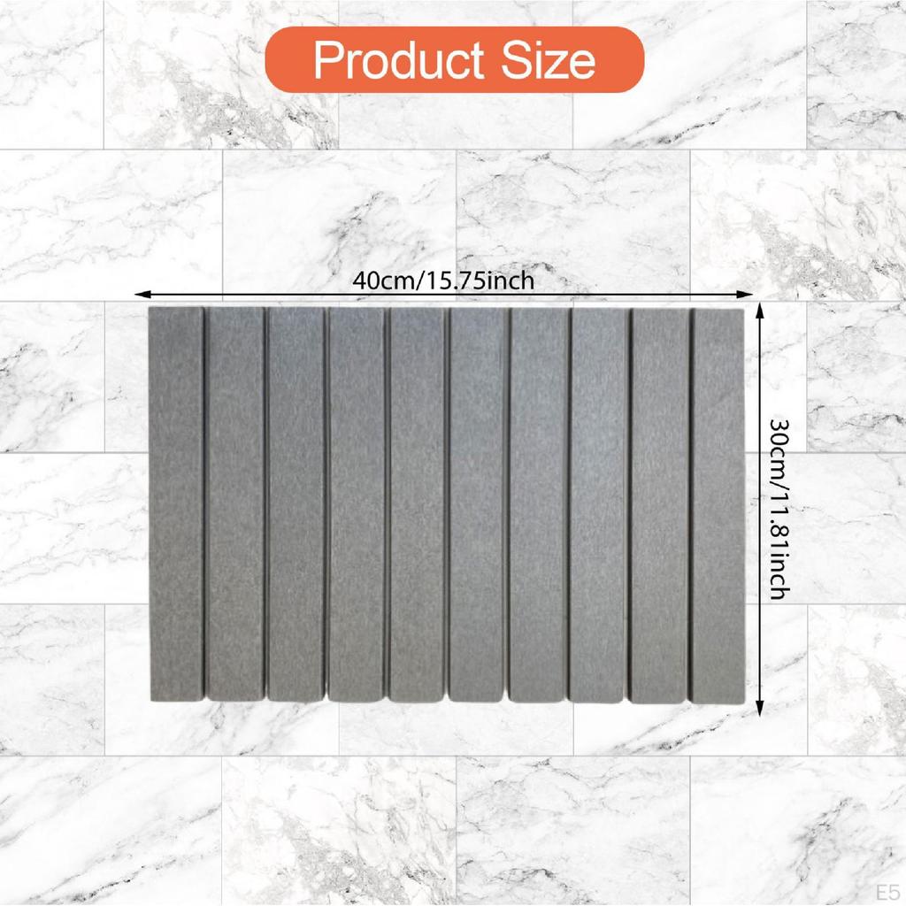 Diatomaceous Dish Drying Mat, Quick Drying, for Countertops, Dining Rooms, And Kitchens.