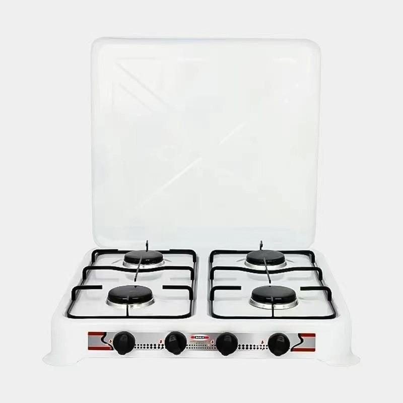 3KW Kitchen Portable Cooking Utensils European Style Simple Four Head Gas Stove Household Desktop Liquefied Gas Cooker