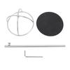 Tabletop Hat Stand Height Adjustable Metal Hollow Three Dimensional Hat Display Rack for Beach Hat Cowboy Hat Winter