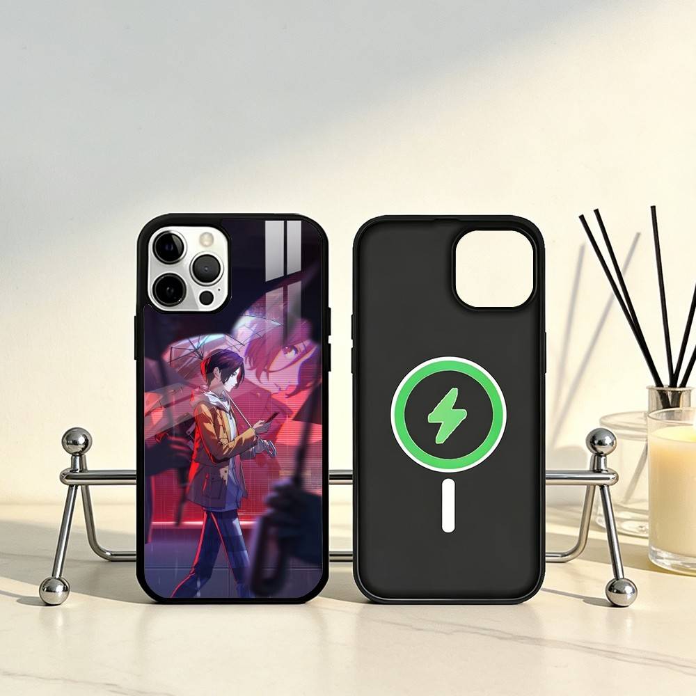 Game P-Persona 5 Phone Case For iPhone17,16,15,14,13,12,11 Plus,Pro Max Magnetic For Magsafe Wireless Charging
