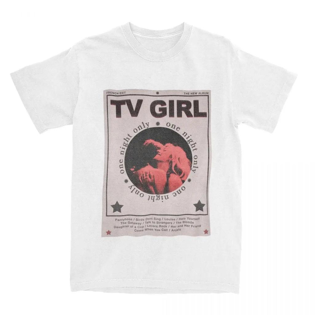 TV Girl French Exit Poster Apparel Shirt Men Women Unique  Printed Tee Shirts