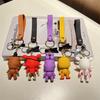5PCS Cartoon Game Action Figure FNAF Freddy's Fazbear Bear Doll Model Toy Five Nights Freddy Keychain For Gift