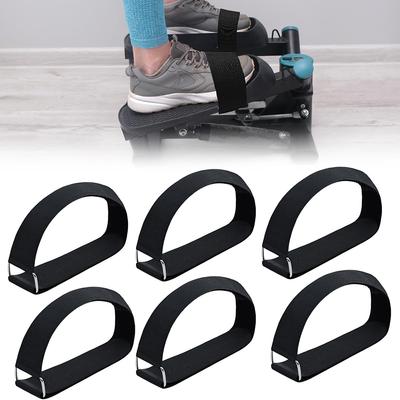 6 Stück Verstellbare Pedalschlaufen für Beintrainingsgerät Fitnessband
