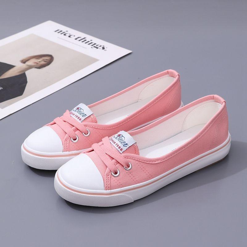 Whit Women's Canvas Shoes Flat Summer Ladies Footwear Daily Routine Original Light Aesthetic 2025 New Arrival Cheap Y2k Fashion