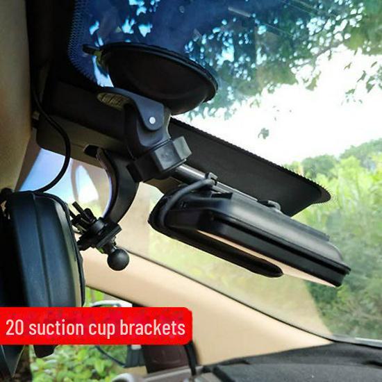 Detachable Car OBU Holder: Multi-Purpose Anti-Drop Suction Cup & Adhesive Sticker for Trucks