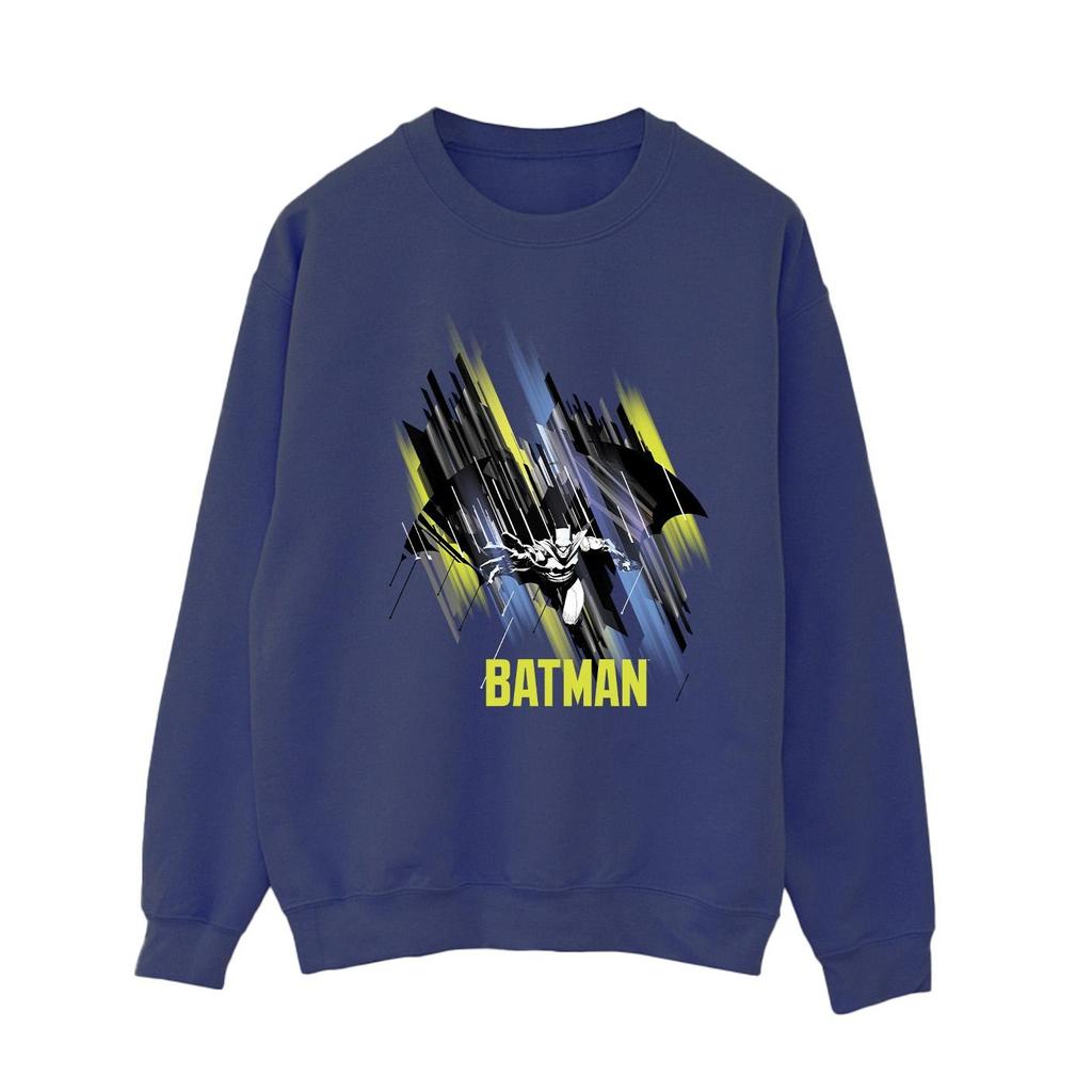 DC Comics Womens/Ladies Batman Flying Batman Sweatshirt