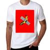 Big Yellow Taped Banana TShirt Stylish Graphic Short Sleeve Top